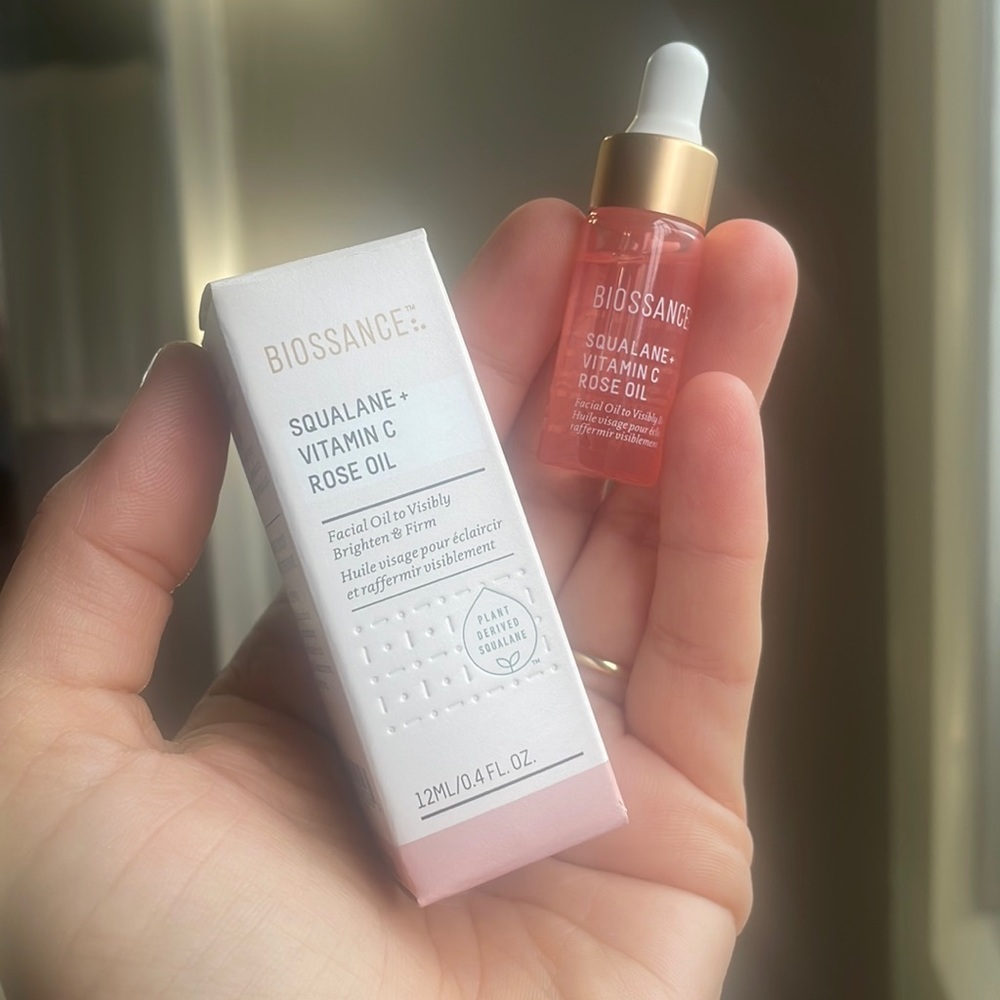 Biossance Squalane + Vitamin C Rose Oil